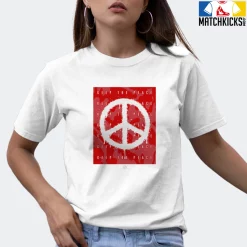 T-Shirt - Nike Dunk Low University Red (2020) - Sneaker-Matching T-Shirt (Keep The Peace) -Nike Dunk shop online mockupGenerator 5316