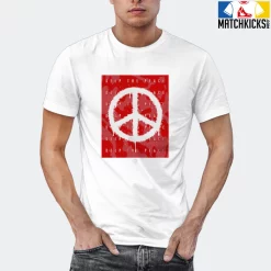 T-Shirt - Nike Dunk Low University Red (2020) - Sneaker-Matching T-Shirt (Keep The Peace) -Nike Dunk shop online mockupGenerator 5319