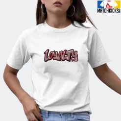 T-Shirt - Nike Dunk High Washed Denim Pack - Sneaker-Matching T-Shirt (LOYALTY) -Nike Dunk shop online mockupGenerator 535