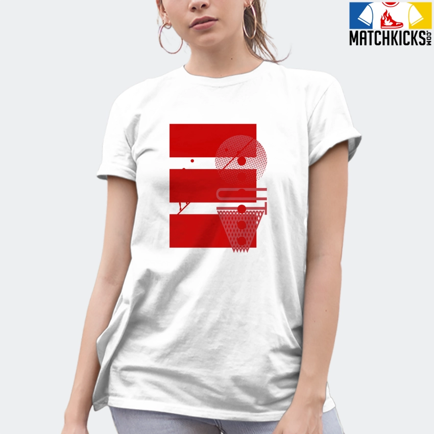 T-Shirt - Nike Dunk Low University Red (2020) - Sneaker-Matching T-Shirt (BALLIN OUT) 10 T-Shirt - Nike Dunk Low University Red (2020) - Sneaker-Matching T-Shirt (BALLIN OUT) - Image 8