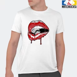 T-Shirt - Nike Dunk Low University Red (2020) - Sneaker-Matching T-Shirt (Kiss Of Death) -Nike Dunk shop online mockupGenerator 5372