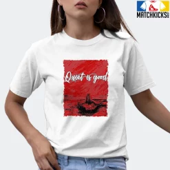 T-Shirt - Nike Dunk Low University Red (2020) - Sneaker-Matching T-Shirt (Quiet Is Good) -Nike Dunk shop online mockupGenerator 5379