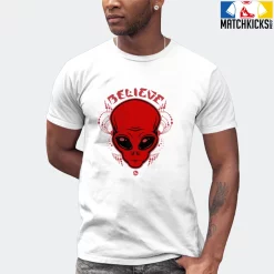 T-Shirt - Nike Dunk Low University Red (2020) - Sneaker-Matching T-Shirt (Believe) -Nike Dunk shop online mockupGenerator 5404