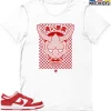 T-Shirt - Nike Dunk Low University Red (2020) - Sneaker-Matching T-Shirt (Speed Demon)