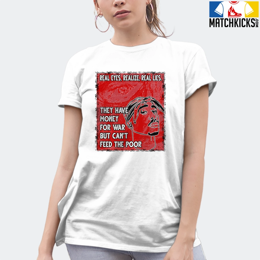 T-Shirt - Nike Dunk Low University Red (2020) - Sneaker-Matching T-Shirt (TUPAC Real Eyes Realize Real Lies) 10 T-Shirt - Nike Dunk Low University Red (2020) - Sneaker-Matching T-Shirt (TUPAC Real Eyes Realize Real Lies) - Image 8