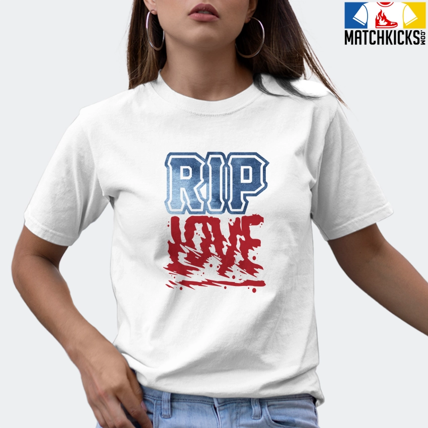 T-Shirt - Nike Dunk High Washed Denim Pack - Sneaker-Matching T-Shirt (RIP Love) 9 T-Shirt - Nike Dunk High Washed Denim Pack - Sneaker-Matching T-Shirt (RIP Love) - Image 7