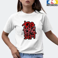 T-Shirt - Nike Dunk Low University Red (2020) - Sneaker-Matching T-Shirt (DO EPIC SHiT) -Nike Dunk shop online mockupGenerator 5442