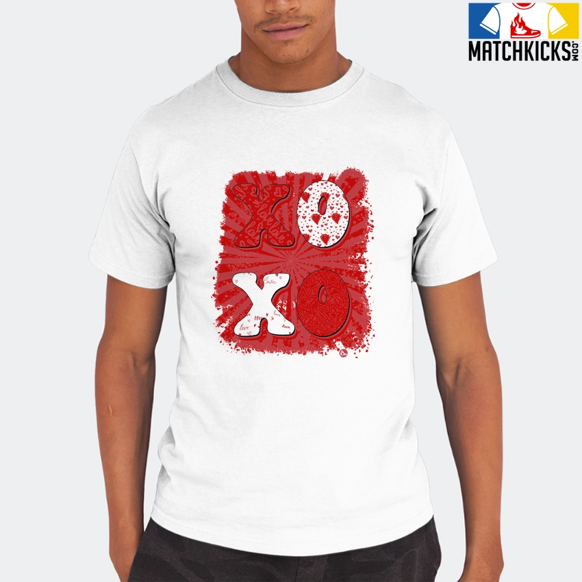 T-Shirt - Nike Dunk Low University Red (2020) - Sneaker-Matching T-Shirt (XOXO) 8 T-Shirt - Nike Dunk Low University Red (2020) - Sneaker-Matching T-Shirt (XOXO) - Image 6