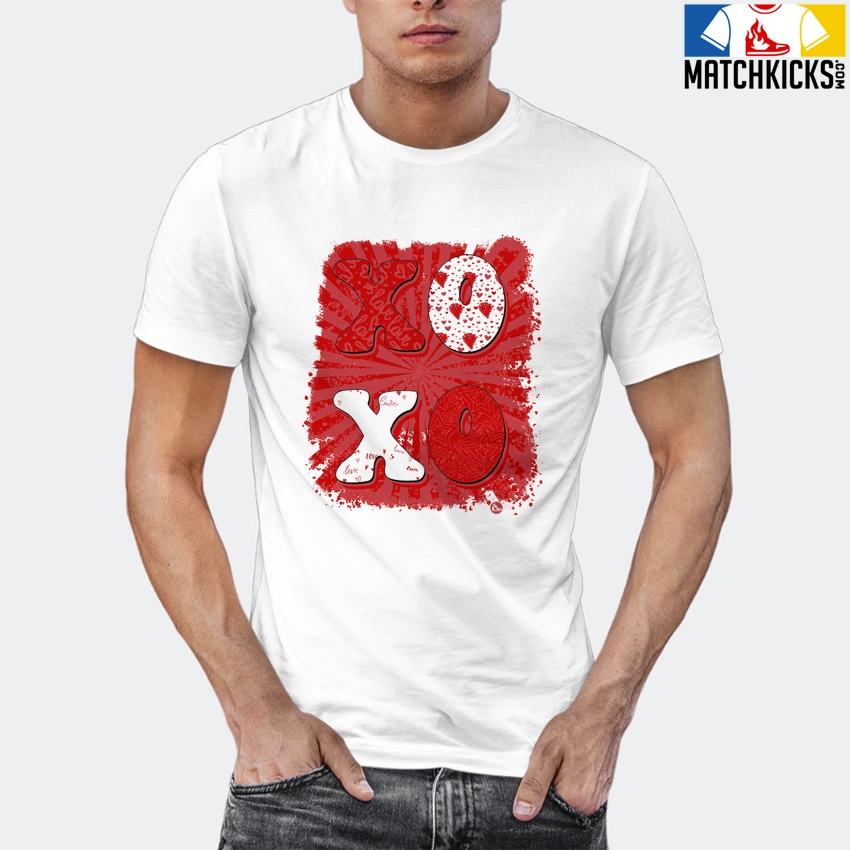 T-Shirt - Nike Dunk Low University Red (2020) - Sneaker-Matching T-Shirt (XOXO) 12 T-Shirt - Nike Dunk Low University Red (2020) - Sneaker-Matching T-Shirt (XOXO) - Image 10