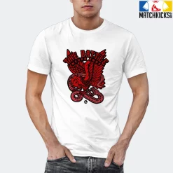 T-Shirt - Nike Dunk Low University Red (2020) - Sneaker-Matching T-Shirt (The Battle) -Nike Dunk shop online mockupGenerator 5463