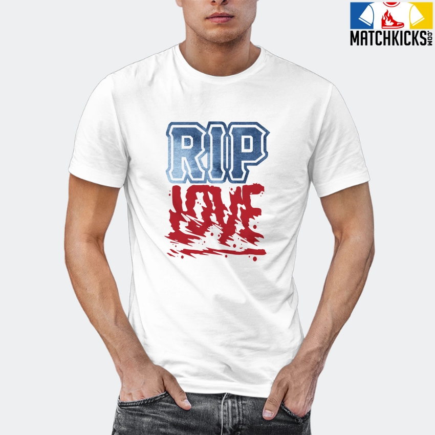 T-Shirt - Nike Dunk High Washed Denim Pack - Sneaker-Matching T-Shirt (RIP Love) 12 T-Shirt - Nike Dunk High Washed Denim Pack - Sneaker-Matching T-Shirt (RIP Love) - Image 10