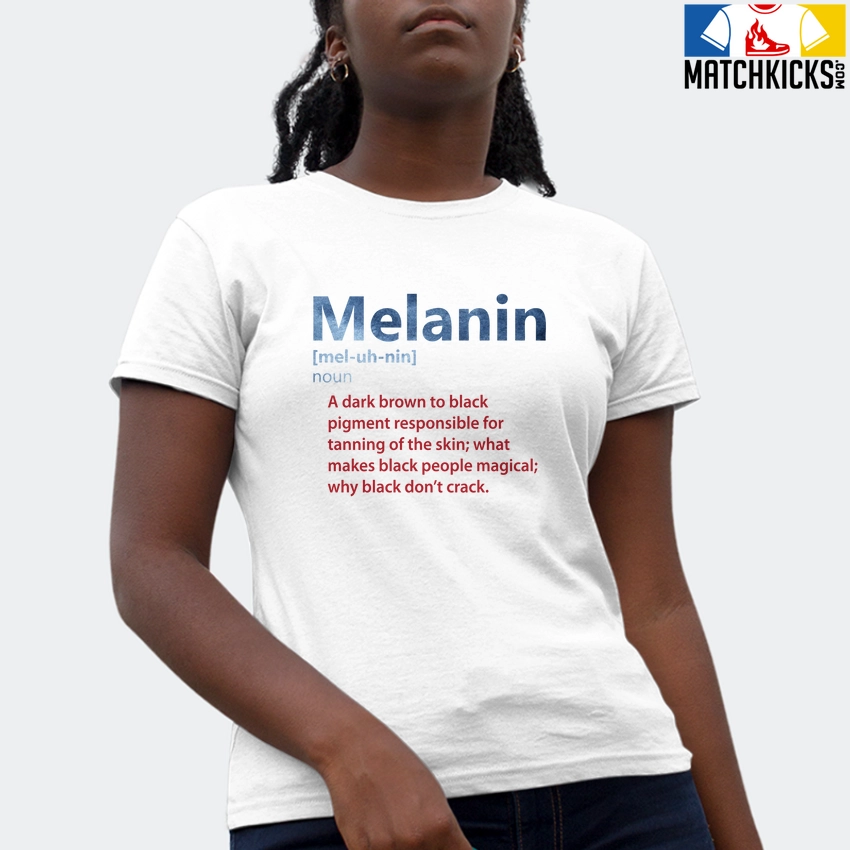 T-Shirt - Nike Dunk High Washed Denim Pack - Sneaker-Matching T-Shirt (Melanin Noun) 4 T-Shirt - Nike Dunk High Washed Denim Pack - Sneaker-Matching T-Shirt (Melanin Noun) - Image 2