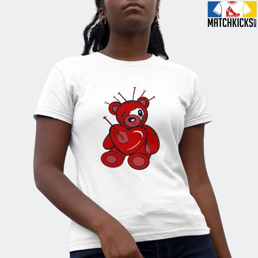 T-Shirt - Nike Dunk Low University Red (2020) - Sneaker-Matching T-Shirt (VOO DOO TEDDY) 4 T-Shirt - Nike Dunk Low University Red (2020) - Sneaker-Matching T-Shirt (VOO DOO TEDDY) - Image 2