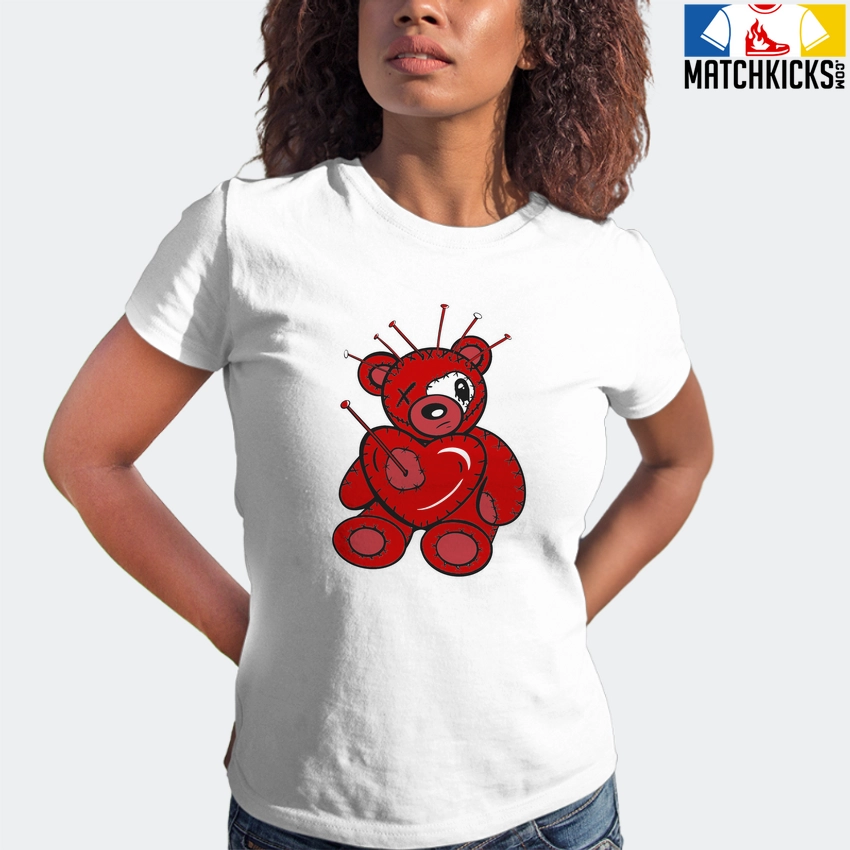 T-Shirt - Nike Dunk Low University Red (2020) - Sneaker-Matching T-Shirt (VOO DOO TEDDY) 6 T-Shirt - Nike Dunk Low University Red (2020) - Sneaker-Matching T-Shirt (VOO DOO TEDDY) - Image 4