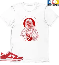 T-Shirt - Nike Dunk Low University Red (2020) - Sneaker-Matching T-Shirt (Just Watch)