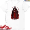 T-Shirt - Nike Dunk Low University Red (2020) - Sneaker-Matching T-Shirt (Light In The Land Of The Lost)