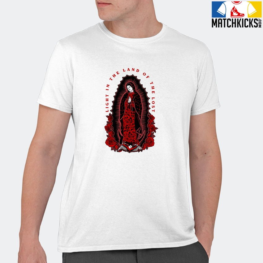 T-Shirt - Nike Dunk Low University Red (2020) - Sneaker-Matching T-Shirt (Light In The Land Of The Lost) 11 T-Shirt - Nike Dunk Low University Red (2020) - Sneaker-Matching T-Shirt (Light In The Land Of The Lost) - Image 9