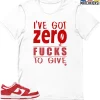 T-Shirt - Nike Dunk Low University Red (2020) - Sneaker-Matching T-Shirt (ZERO Fucks To Give) 1 T-Shirt - Nike Dunk Low University Red (2020) - Sneaker-Matching T-Shirt (ZERO Fucks To Give) -Nike Dunk shop online mockupGenerator 5563