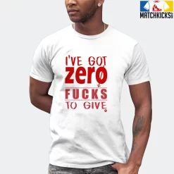 T-Shirt - Nike Dunk Low University Red (2020) - Sneaker-Matching T-Shirt (ZERO Fucks To Give) -Nike Dunk shop online mockupGenerator 5566