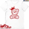 T-Shirt - Nike Dunk Low University Red (2020) - Sneaker-Matching T-Shirt (King Ted) -Nike Dunk shop online mockupGenerator 5590