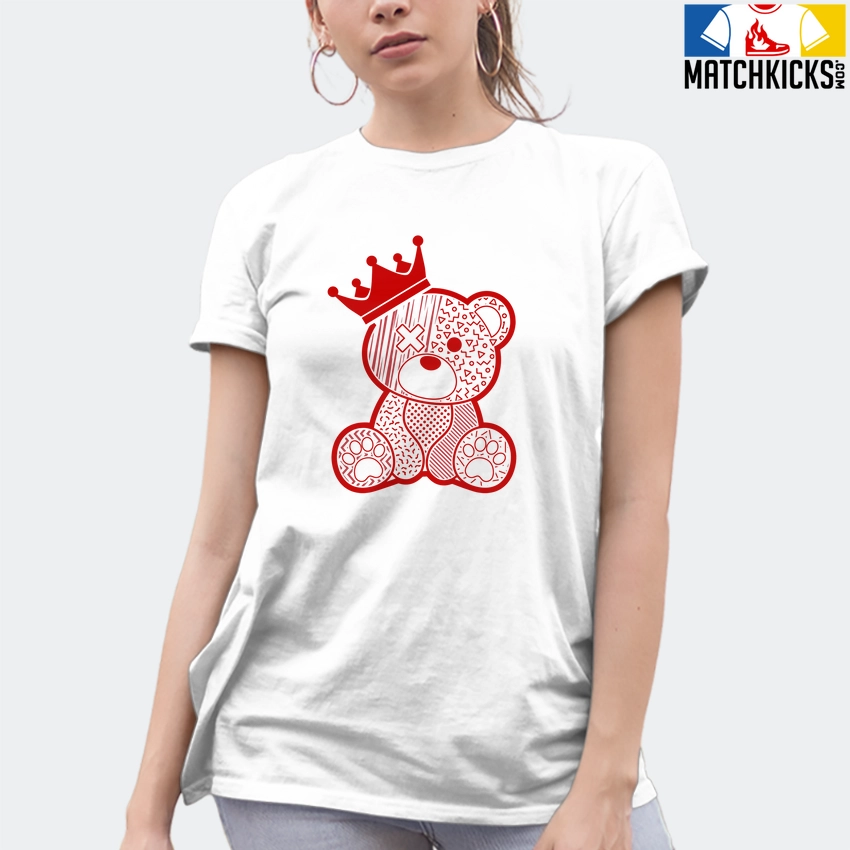 T-Shirt - Nike Dunk Low University Red (2020) - Sneaker-Matching T-Shirt (King Ted) 10 T-Shirt - Nike Dunk Low University Red (2020) - Sneaker-Matching T-Shirt (King Ted) - Image 8