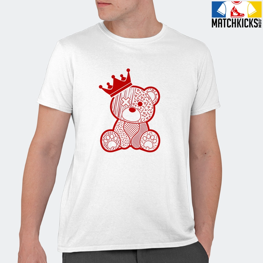 T-Shirt - Nike Dunk Low University Red (2020) - Sneaker-Matching T-Shirt (King Ted) 11 T-Shirt - Nike Dunk Low University Red (2020) - Sneaker-Matching T-Shirt (King Ted) - Image 9