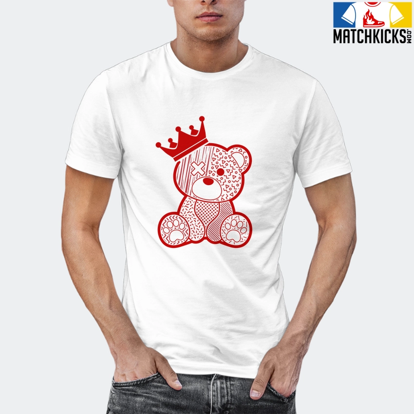 T-Shirt - Nike Dunk Low University Red (2020) - Sneaker-Matching T-Shirt (King Ted) 12 T-Shirt - Nike Dunk Low University Red (2020) - Sneaker-Matching T-Shirt (King Ted) - Image 10