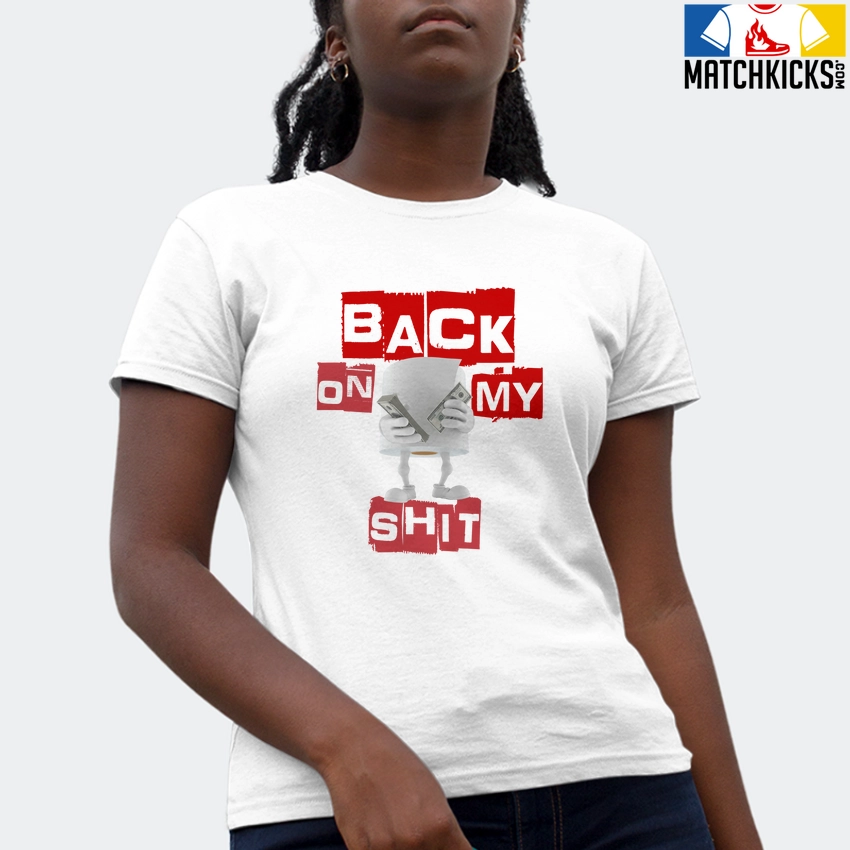 T-Shirt - Nike Dunk Low University Red (2020) - Sneaker-Matching T-Shirt (Back On My Shit) 4 T-Shirt - Nike Dunk Low University Red (2020) - Sneaker-Matching T-Shirt (Back On My Shit) - Image 2