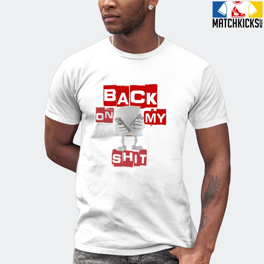 T-Shirt - Nike Dunk Low University Red (2020) - Sneaker-Matching T-Shirt (Back On My Shit) 7 T-Shirt - Nike Dunk Low University Red (2020) - Sneaker-Matching T-Shirt (Back On My Shit) - Image 5