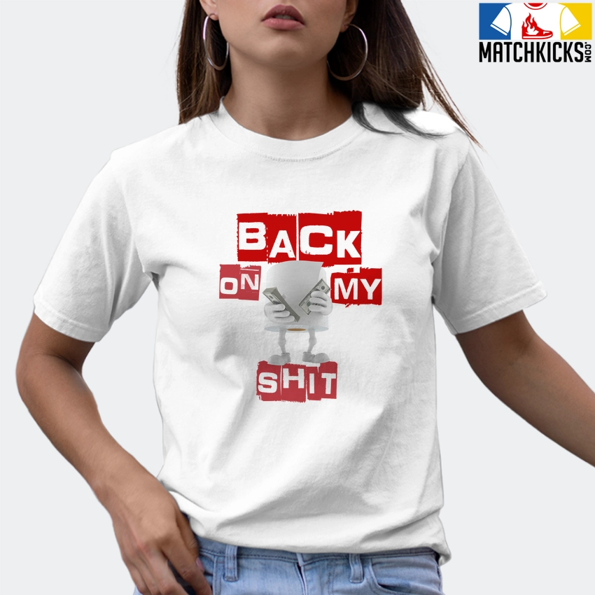 T-Shirt - Nike Dunk Low University Red (2020) - Sneaker-Matching T-Shirt (Back On My Shit) 9 T-Shirt - Nike Dunk Low University Red (2020) - Sneaker-Matching T-Shirt (Back On My Shit) - Image 7