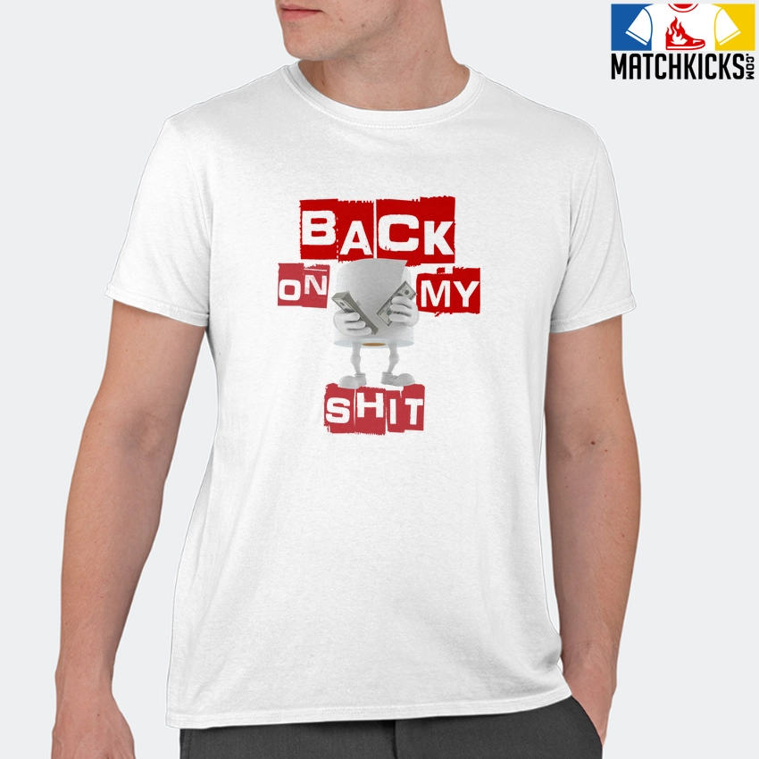 T-Shirt - Nike Dunk Low University Red (2020) - Sneaker-Matching T-Shirt (Back On My Shit) 11 T-Shirt - Nike Dunk Low University Red (2020) - Sneaker-Matching T-Shirt (Back On My Shit) - Image 9