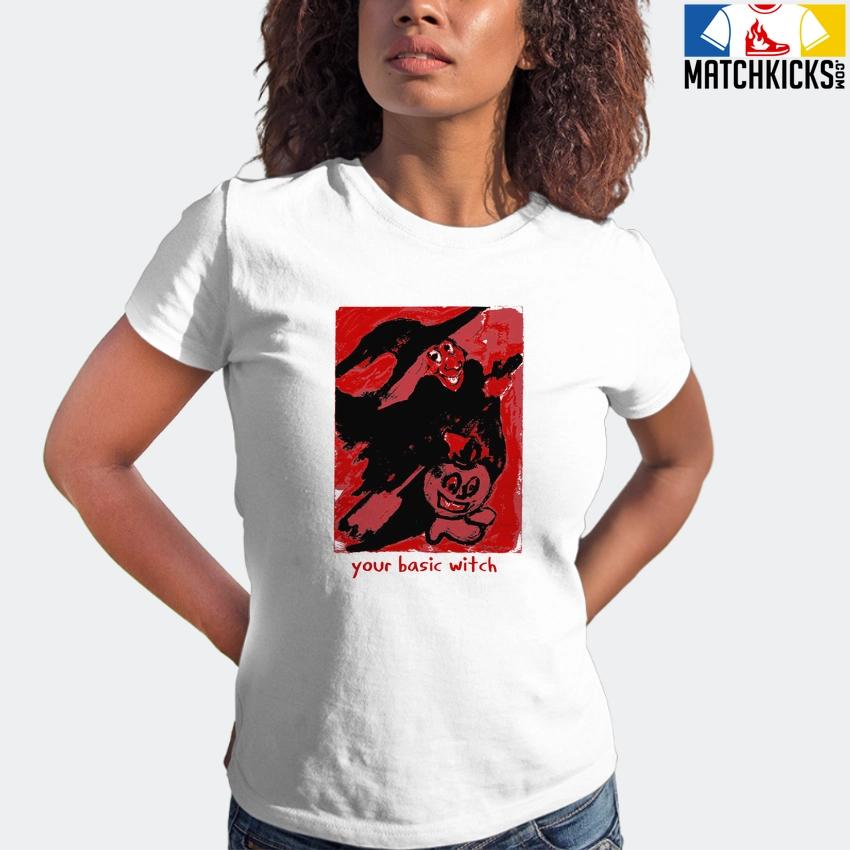 T-Shirt - Nike Dunk Low University Red (2020) - Sneaker-Matching T-Shirt (your Basic Witch) 6 T-Shirt - Nike Dunk Low University Red (2020) - Sneaker-Matching T-Shirt (your Basic Witch) - Image 4