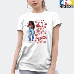 T-Shirt - Nike Dunk Low University Red (2020) - Sneaker-Matching T-Shirt (Thicker Thighs Sweeter Prize) -Nike Dunk shop online mockupGenerator 5695