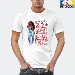 T-Shirt - Nike Dunk Low University Red (2020) - Sneaker-Matching T-Shirt (Thicker Thighs Sweeter Prize) -Nike Dunk shop online mockupGenerator 5697