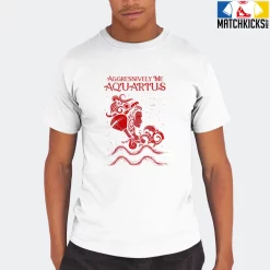 T-Shirt - Nike Dunk Low University Red (2020) - Sneaker-Matching T-Shirt (Aquarius Aggressively Me) -Nike Dunk shop online mockupGenerator 5711