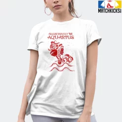 T-Shirt - Nike Dunk Low University Red (2020) - Sneaker-Matching T-Shirt (Aquarius Aggressively Me) -Nike Dunk shop online mockupGenerator 5713