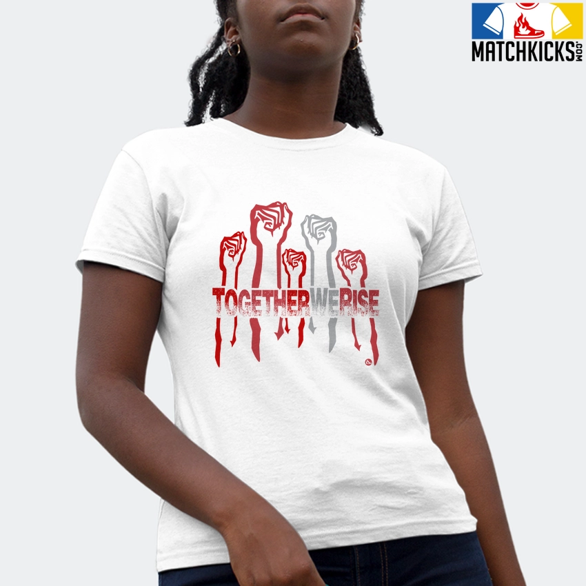 T-Shirt - Nike Dunk Low University Red (2020) - Sneaker-Matching T-Shirt (Together We Rise) 4 T-Shirt - Nike Dunk Low University Red (2020) - Sneaker-Matching T-Shirt (Together We Rise) - Image 2