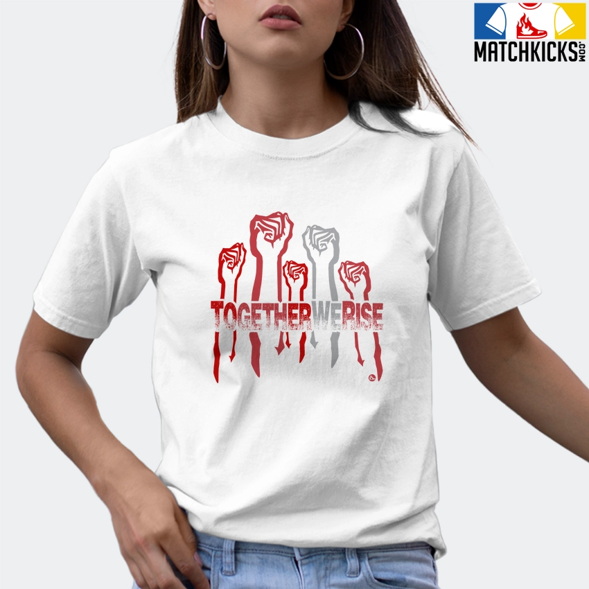 T-Shirt - Nike Dunk Low University Red (2020) - Sneaker-Matching T-Shirt (Together We Rise) 9 T-Shirt - Nike Dunk Low University Red (2020) - Sneaker-Matching T-Shirt (Together We Rise) - Image 7