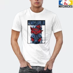 T-Shirt - Nike Dunk High Washed Denim Pack - Sneaker-Matching T-Shirt (Cool Cat Always Chillin) -Nike Dunk shop online mockupGenerator 574