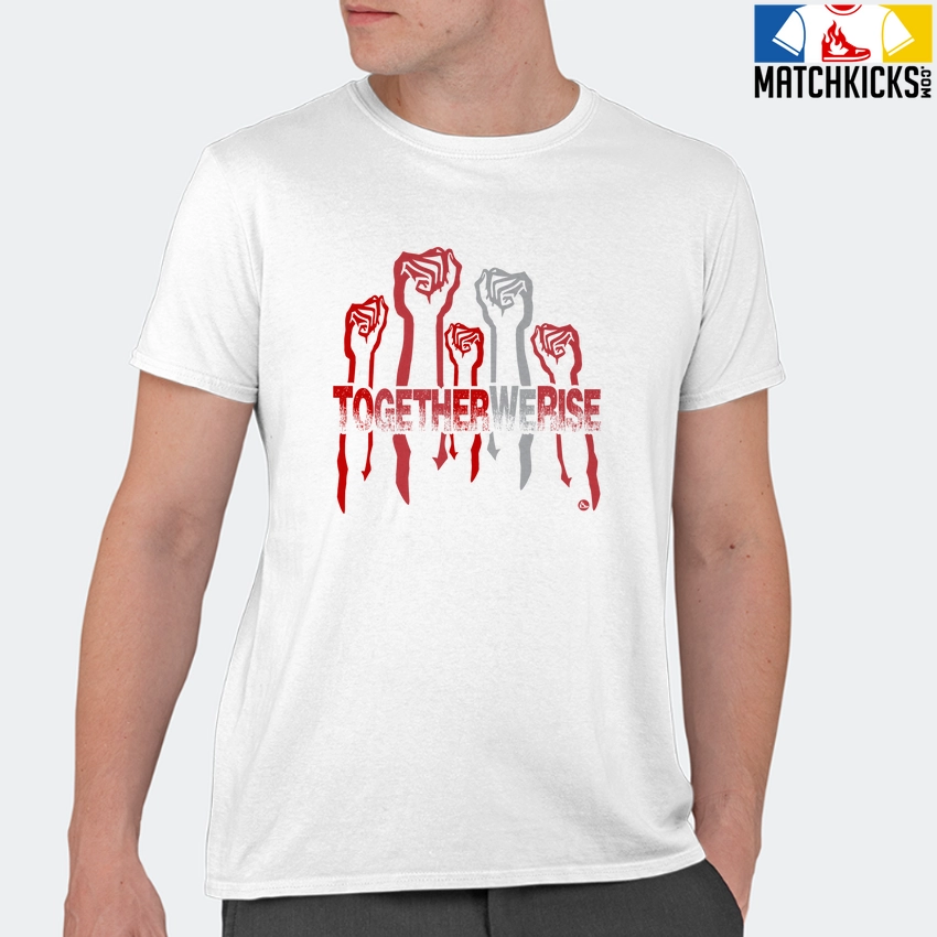 T-Shirt - Nike Dunk Low University Red (2020) - Sneaker-Matching T-Shirt (Together We Rise) 11 T-Shirt - Nike Dunk Low University Red (2020) - Sneaker-Matching T-Shirt (Together We Rise) - Image 9