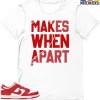 T-Shirt - Nike Dunk Low University Red (2020) - Sneaker-Matching T-Shirt (Makes Sense Heart Right) 1 T-Shirt - Nike Dunk Low University Red (2020) - Sneaker-Matching T-Shirt (Makes Sense Heart Right) -Nike Dunk shop online mockupGenerator 5743