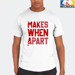 T-Shirt - Nike Dunk Low University Red (2020) - Sneaker-Matching T-Shirt (Makes Sense Heart Right) -Nike Dunk shop online mockupGenerator 5747