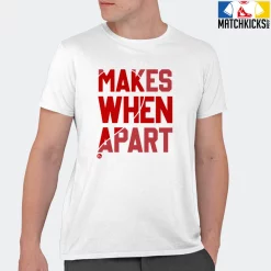 T-Shirt - Nike Dunk Low University Red (2020) - Sneaker-Matching T-Shirt (Makes Sense Heart Right) -Nike Dunk shop online mockupGenerator 5750