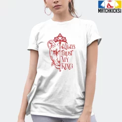 T-Shirt - Nike Dunk Low University Red (2020) - Sneaker-Matching T-Shirt (FEMALE QUEEN) -Nike Dunk shop online mockupGenerator 5776