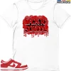 T-Shirt - Nike Dunk Low University Red (2020) - Sneaker-Matching T-Shirt (BACK TO SCHOOL) -Nike Dunk shop online mockupGenerator 5806