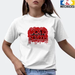 T-Shirt - Nike Dunk Low University Red (2020) - Sneaker-Matching T-Shirt (BACK TO SCHOOL) -Nike Dunk shop online mockupGenerator 5811