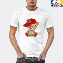 T-Shirt - Nike Dunk Low University Red (2020) - Sneaker-Matching T-Shirt (LOW KEY BEAR) -Nike Dunk shop online mockupGenerator 5823