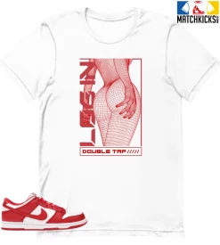 T-Shirt - Nike Dunk Low University Red (2020) - Sneaker-Matching T-Shirt (LOGIN)