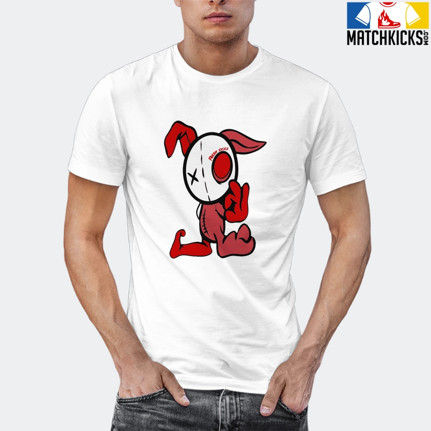 T-Shirt - Nike Dunk Low University Red (2020) - Sneaker-Matching T-Shirt (Fresh Rabbit) 12 T-Shirt - Nike Dunk Low University Red (2020) - Sneaker-Matching T-Shirt (Fresh Rabbit) - Image 10