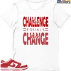 T-Shirt - Nike Dunk Low University Red (2020) - Sneaker-Matching T-Shirt (the Challenge = The Change) 1 T-Shirt - Nike Dunk Low University Red (2020) - Sneaker-Matching T-Shirt (the Challenge = The Change) -Nike Dunk shop online mockupGenerator 5887